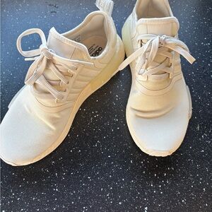 Women’s Beige Adidas BOOST NMD_R1 Shoes – Size 7.5 – Worn Once
